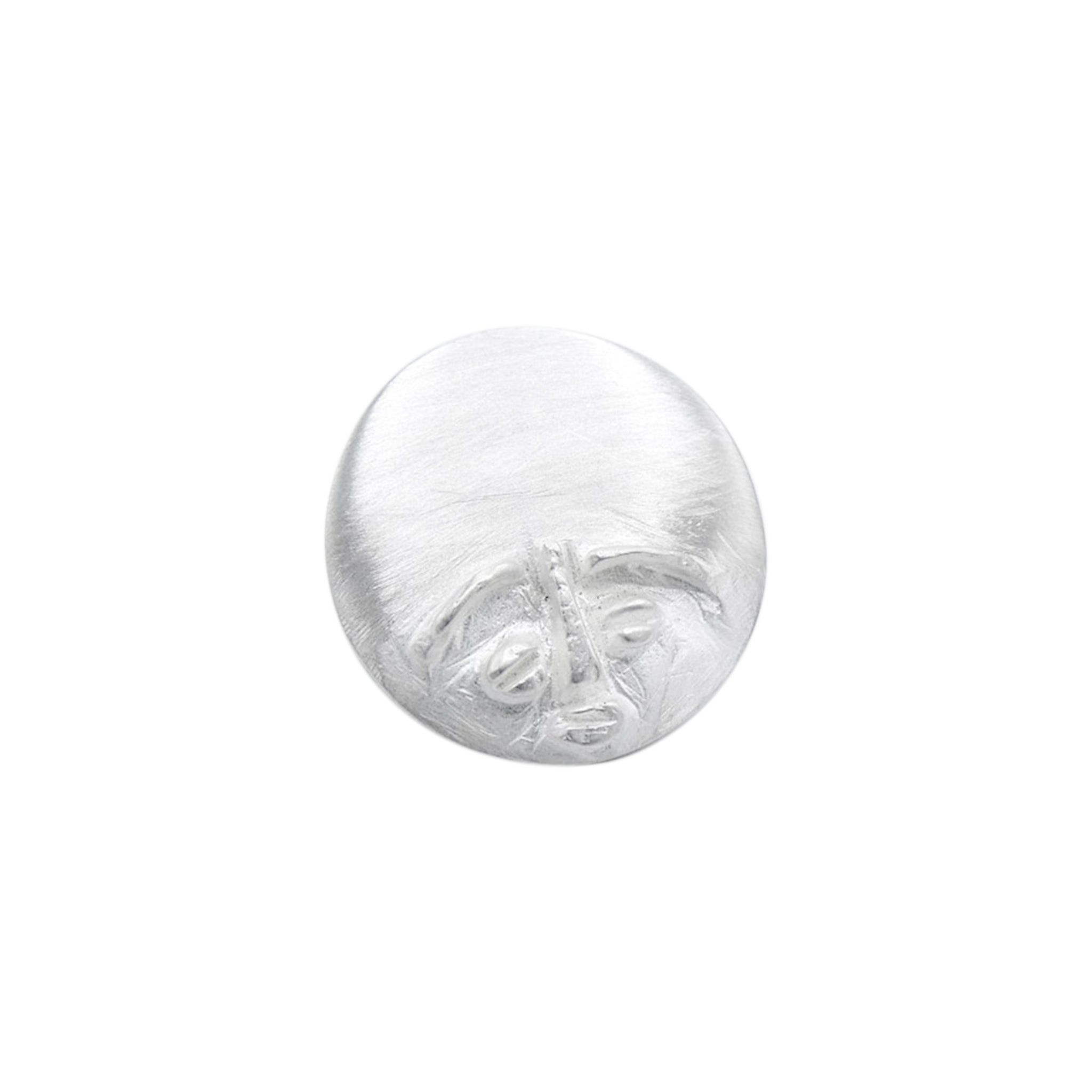 Recycled Sterling Silver Akua maa Ear Stud